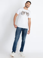 Mens Printed Round Neck T-Shirt