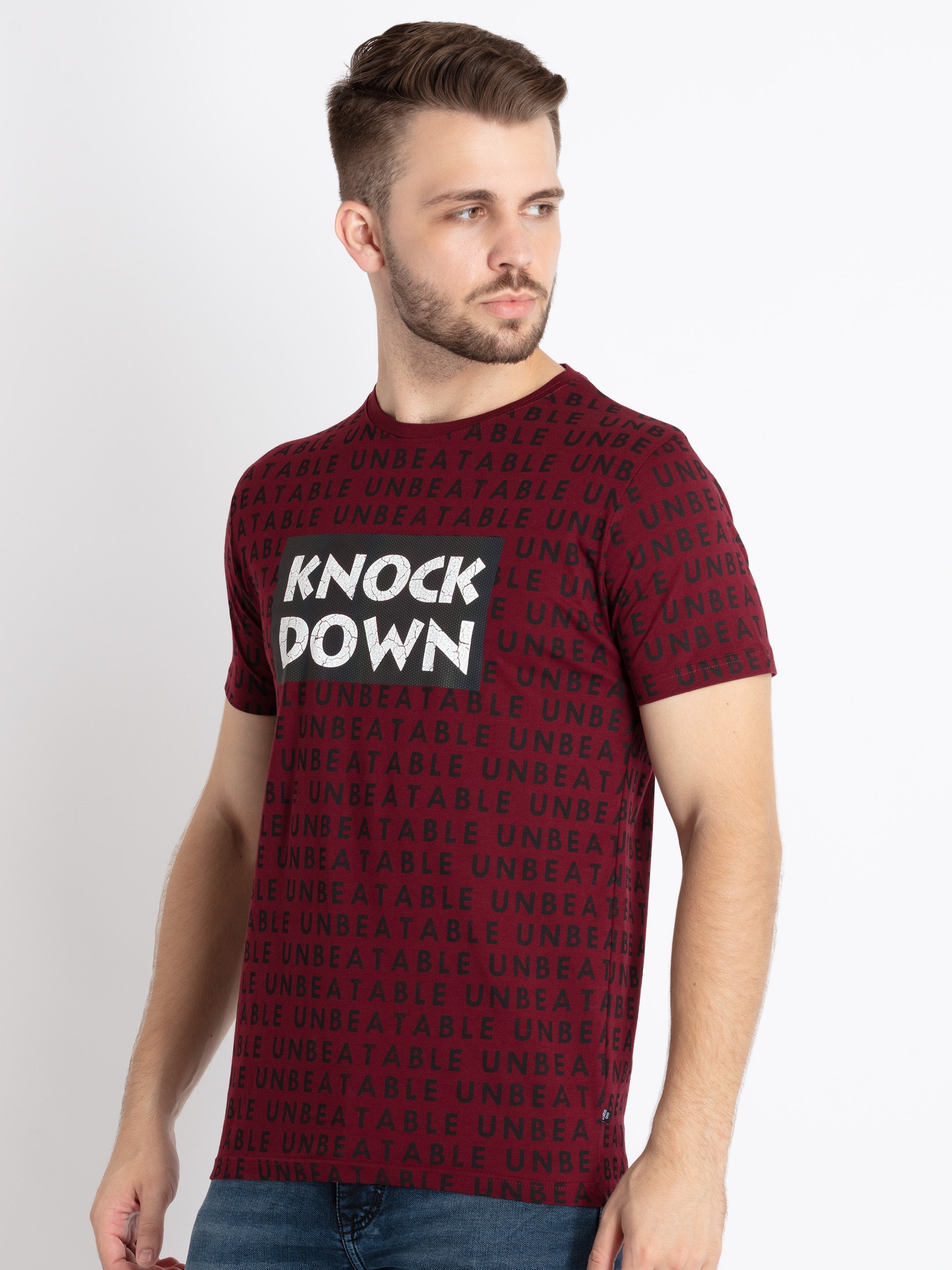 Mens Printed Round Neck T-Shirt Secondary image