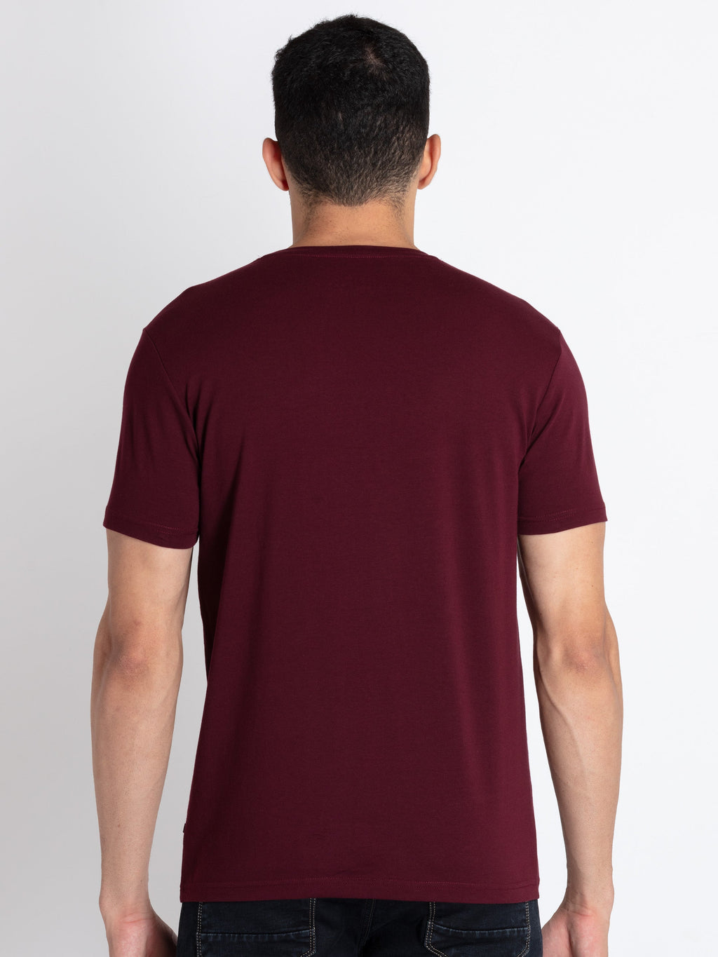 Mens Printed Round Neck T-Shirt