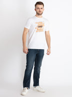 Mens Printed Round Neck T-Shirt