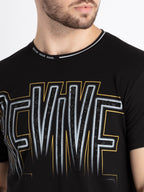 Mens Printed Round Neck T-Shirt