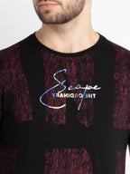 Mens Printed Round Neck T-Shirt