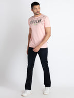 Mens Printed Round Neck T-Shirt