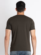 Mens Printed Round Neck T-Shirt