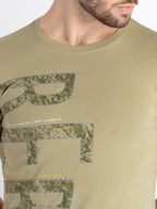 Mens Printed Round Neck T-Shirt