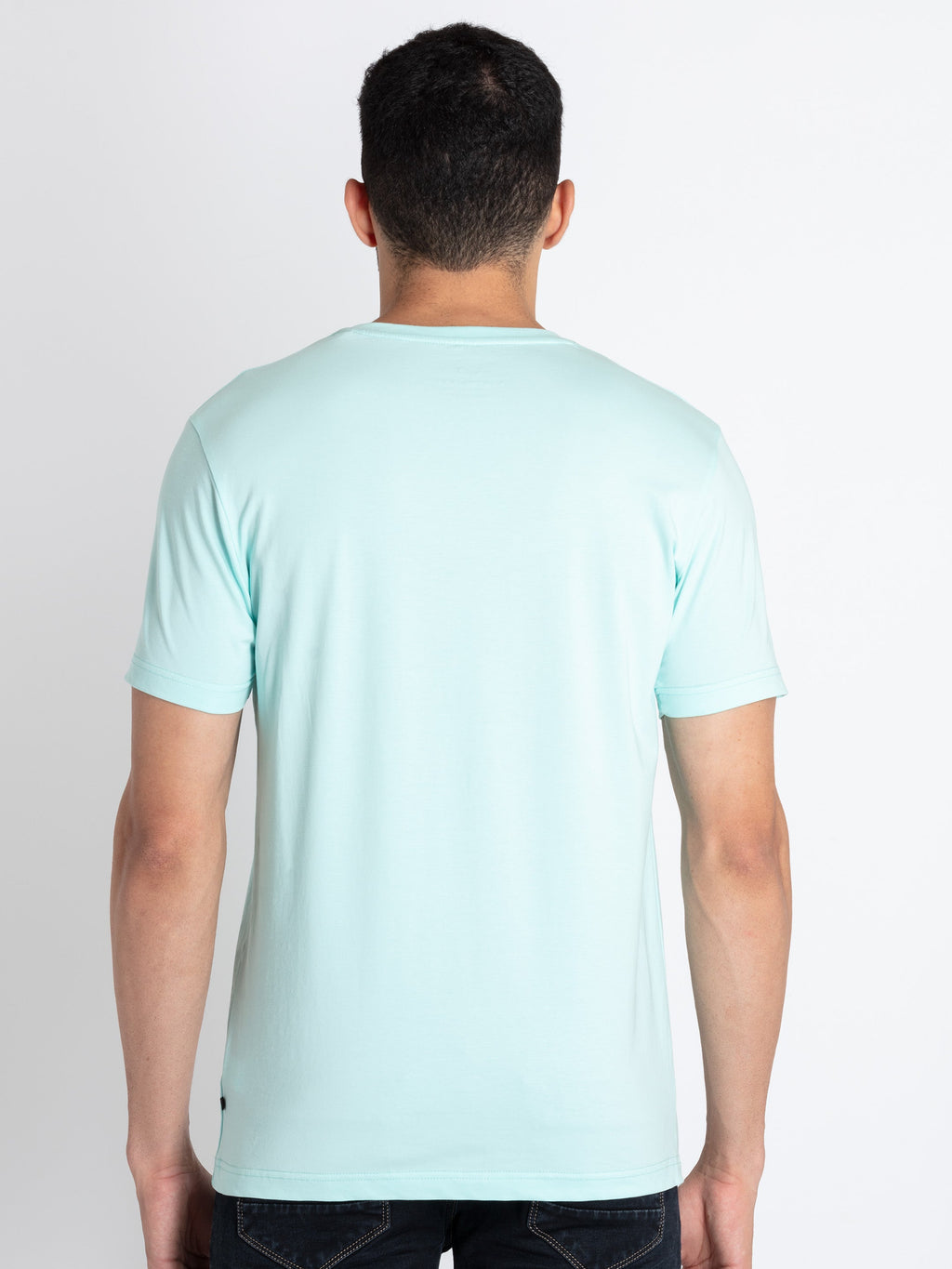 Mens Printed Round Neck T-Shirt