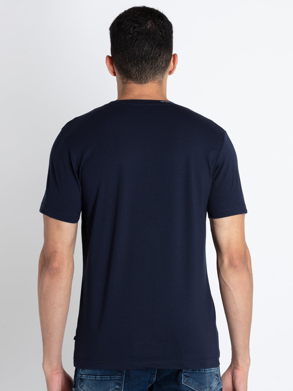 Mens Printed Round Neck T-Shirt
