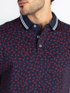 Mens All Over Printed Polo T-Shirt