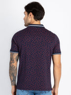 Mens All Over Printed Polo T-Shirt