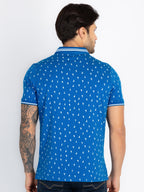 Mens All Over Printed Polo T-Shirt