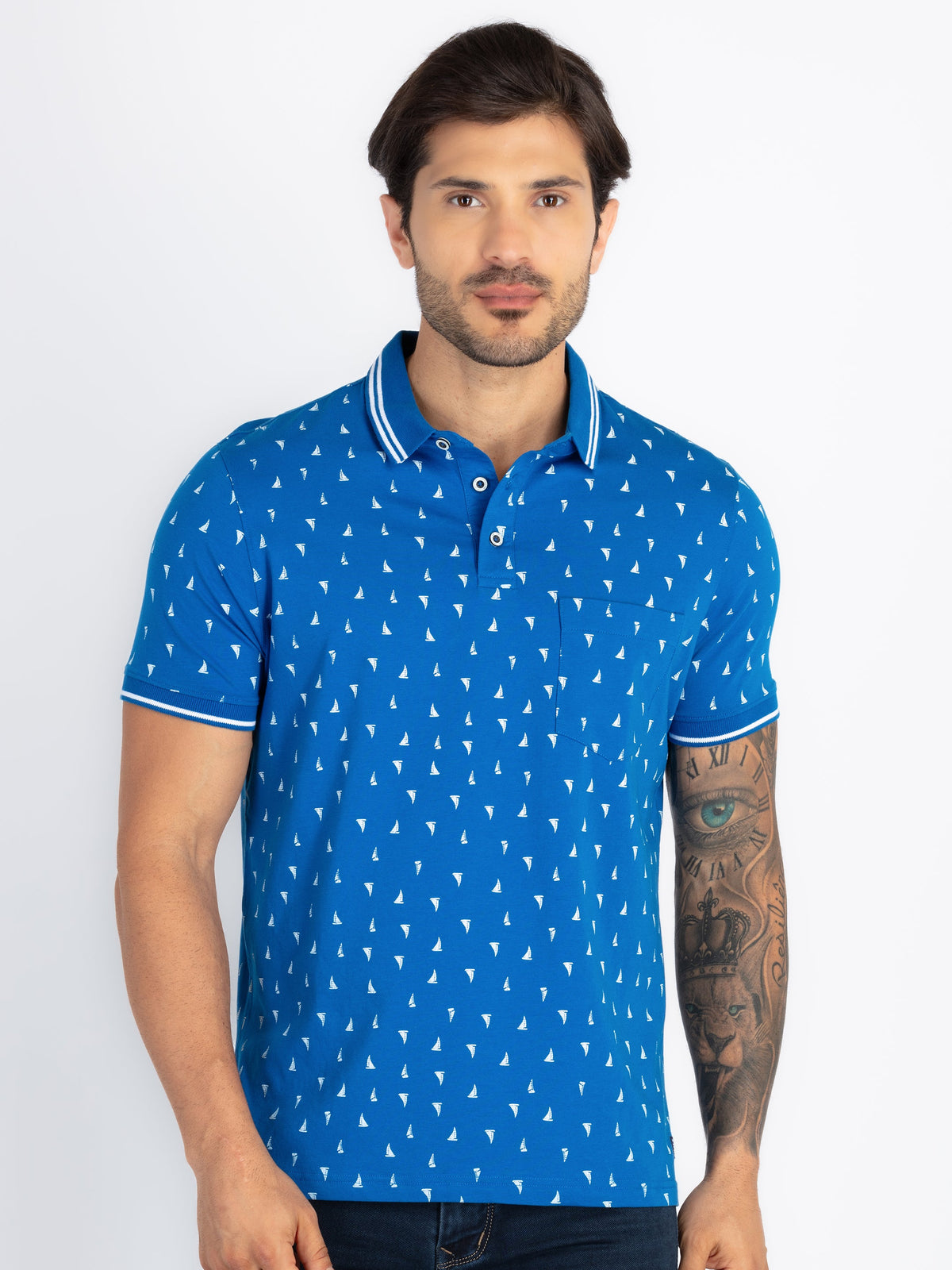 Status Quo |Men's Printed Polo T-shirt - 3XL, 4XL, 5XL