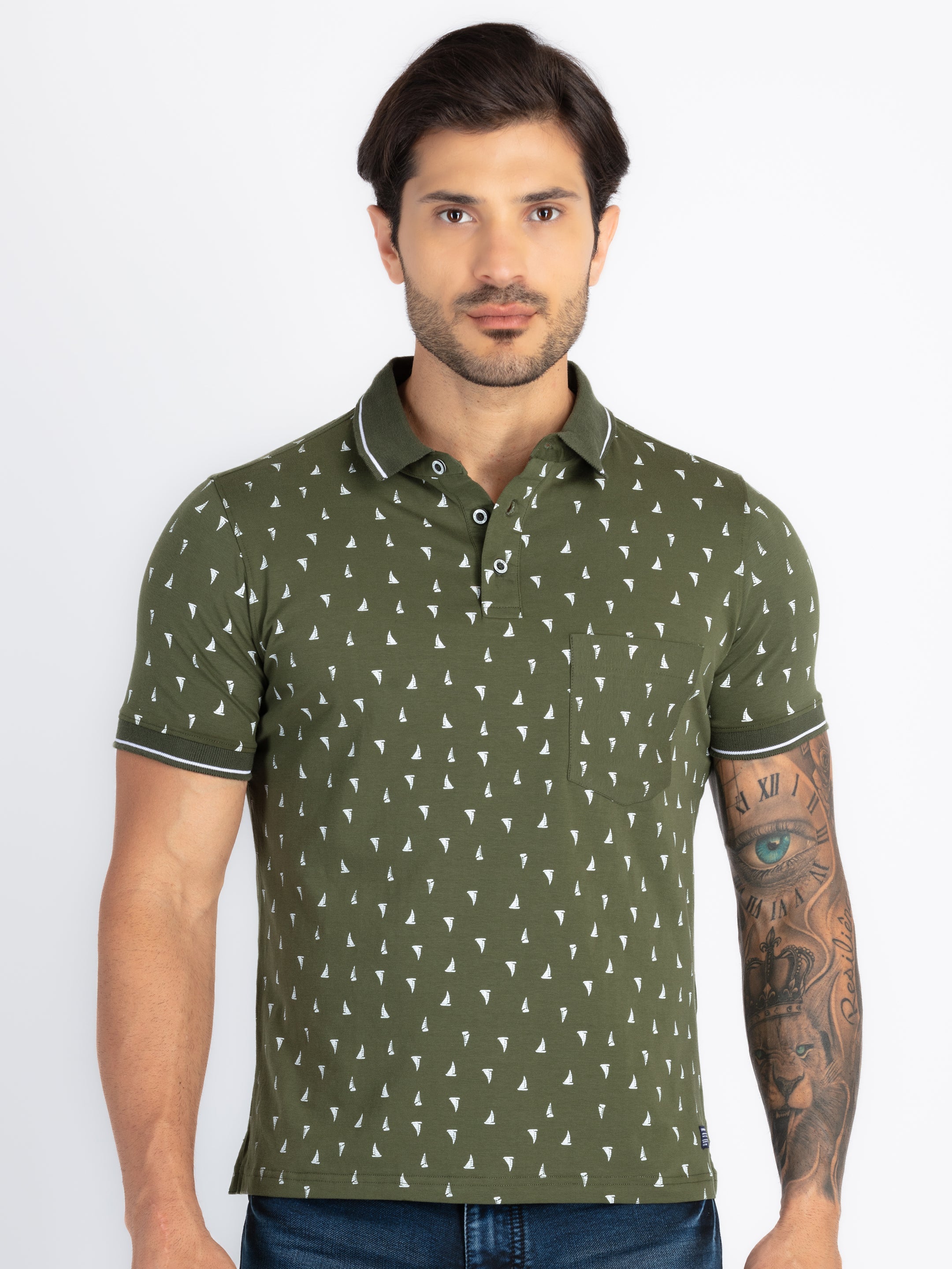 Status Quo |Men's Printed Polo T-shirt - S, M, L, XL, XXL