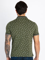 Mens All Over Printed Polo T-Shirt