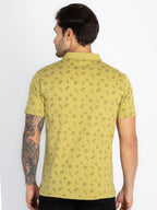 Mens All Over Printed Polo T-Shirt