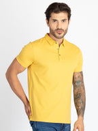 Mens Solid Polo T-Shirt