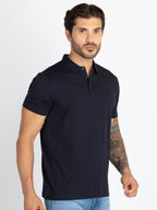 Mens Solid Polo T-Shirt