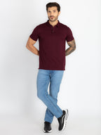 Mens Solid Polo T-Shirt