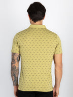 Mens All Over Printed Polo T-Shirt
