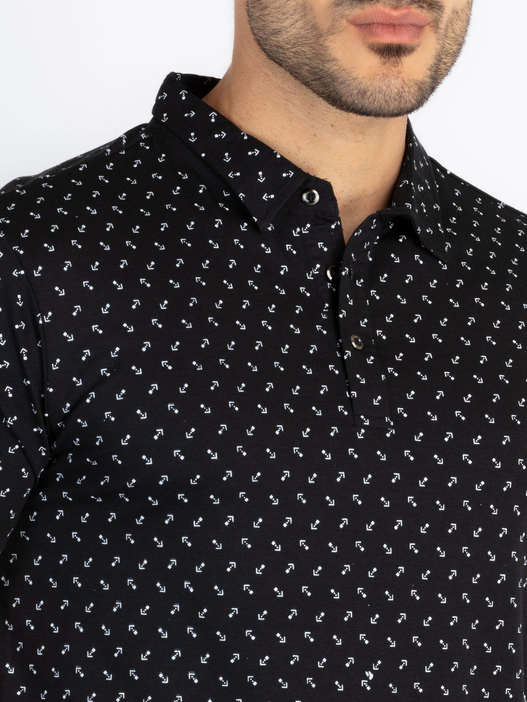 Mens All Over Printed Polo T-Shirt