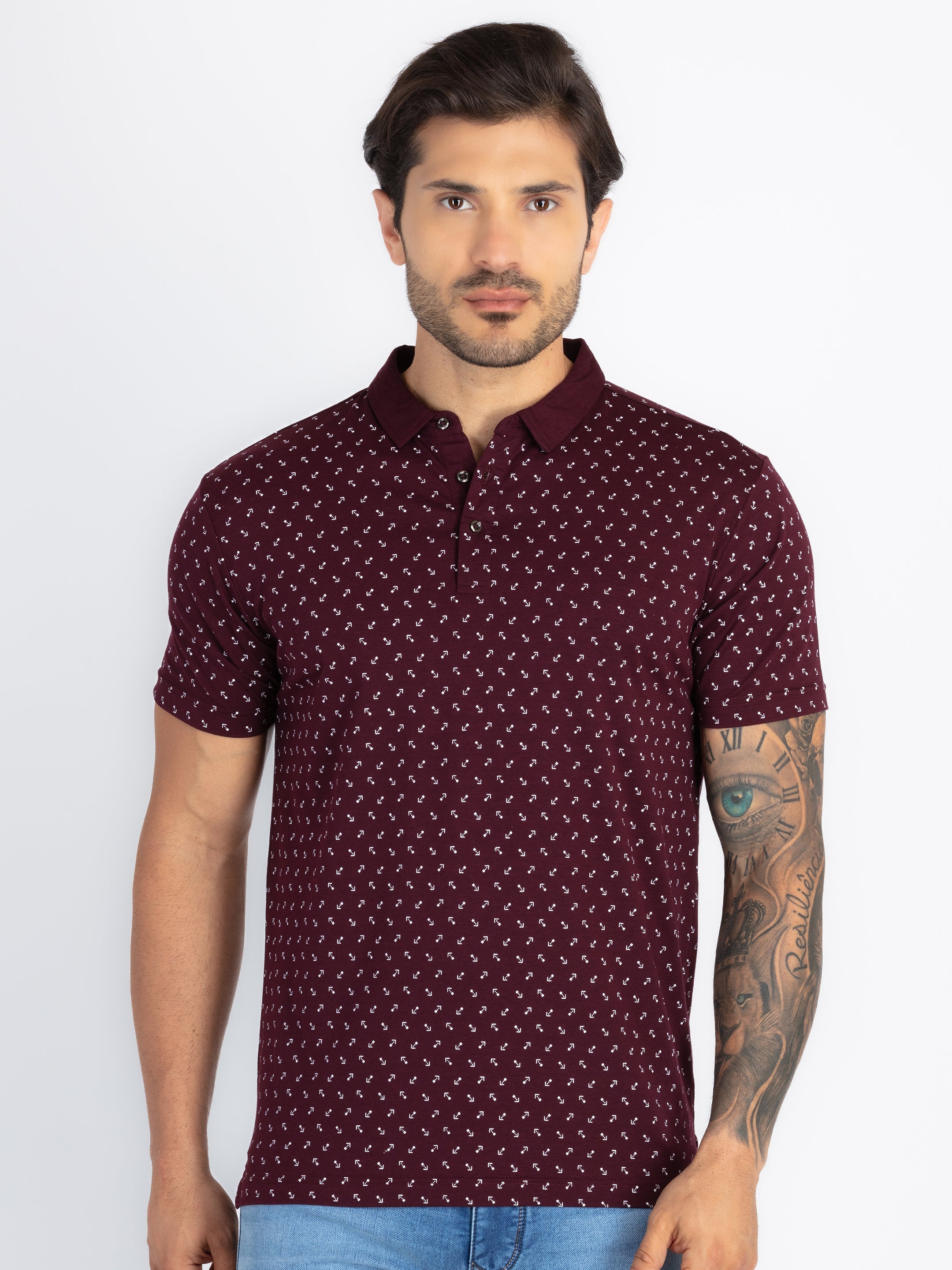 Status Quo |Men's Printed Polo T-shirt - S, M, L, XL, XXL