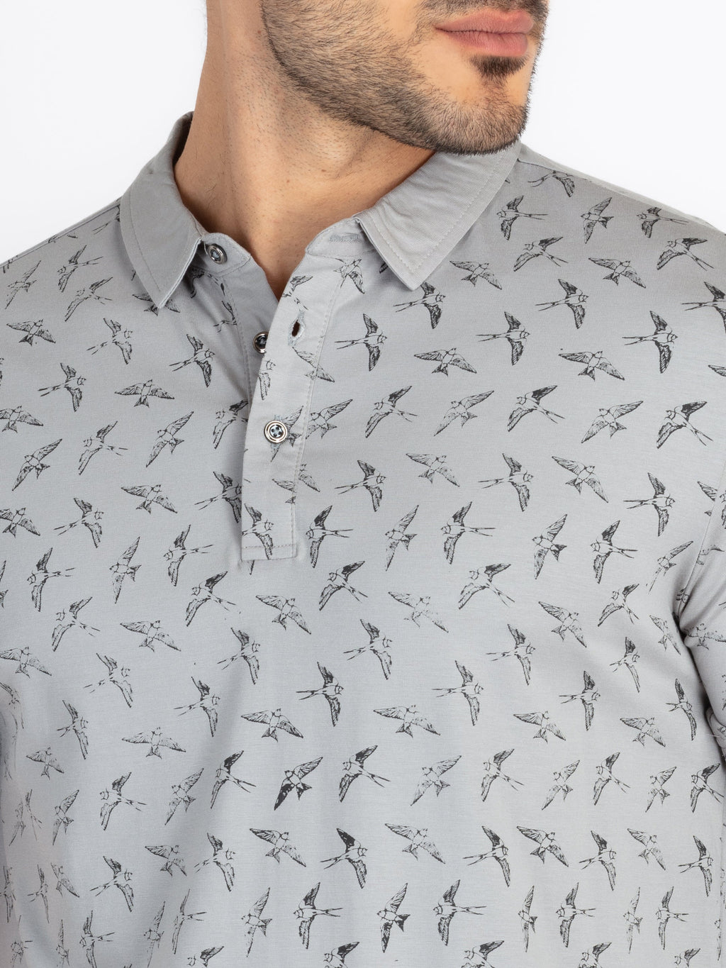 Men's All Over Printed Polo T-Shirt
