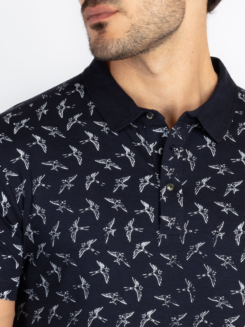 Men's All Over Printed Polo T-Shirt