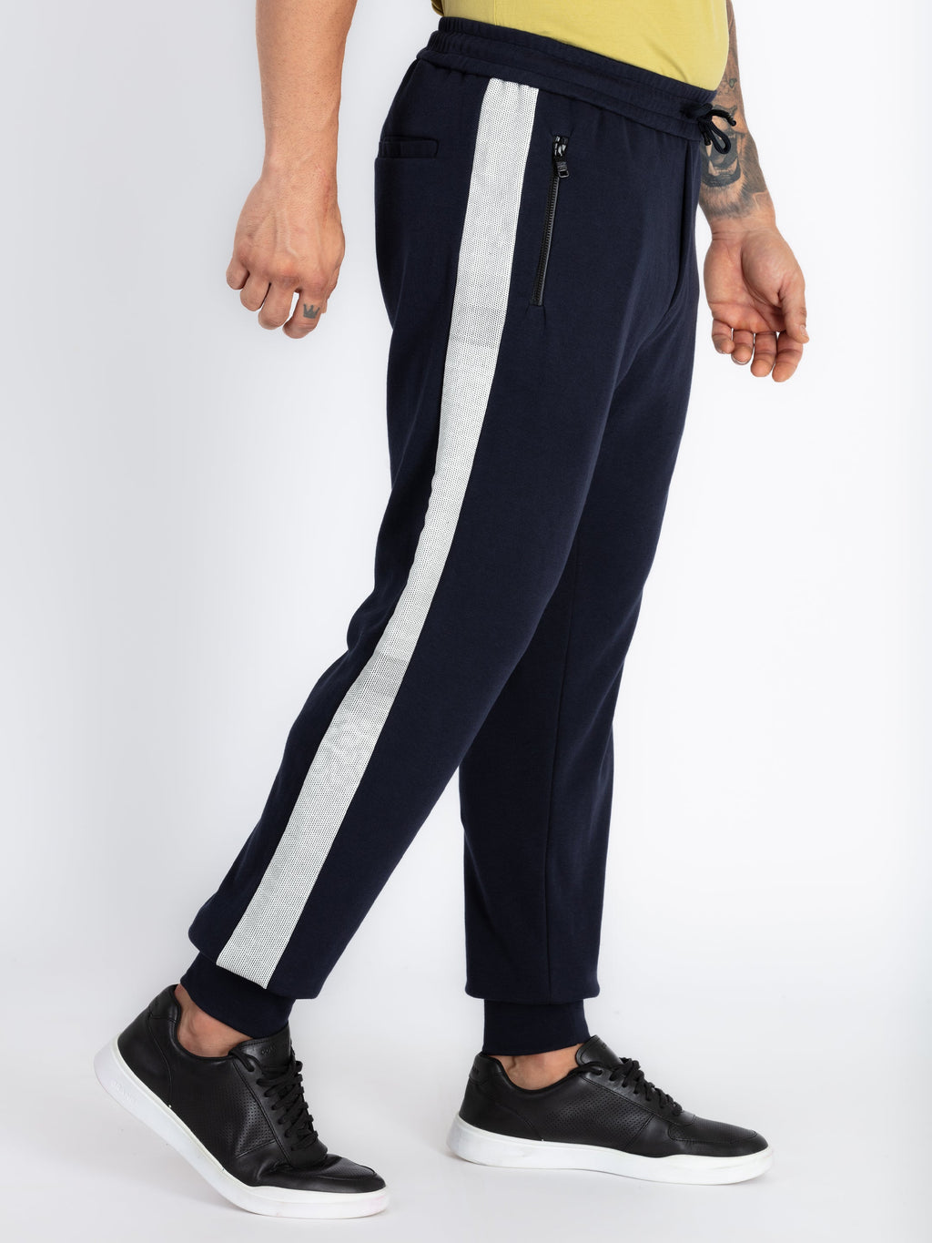 Mens Solid Regular Fit Joggers
