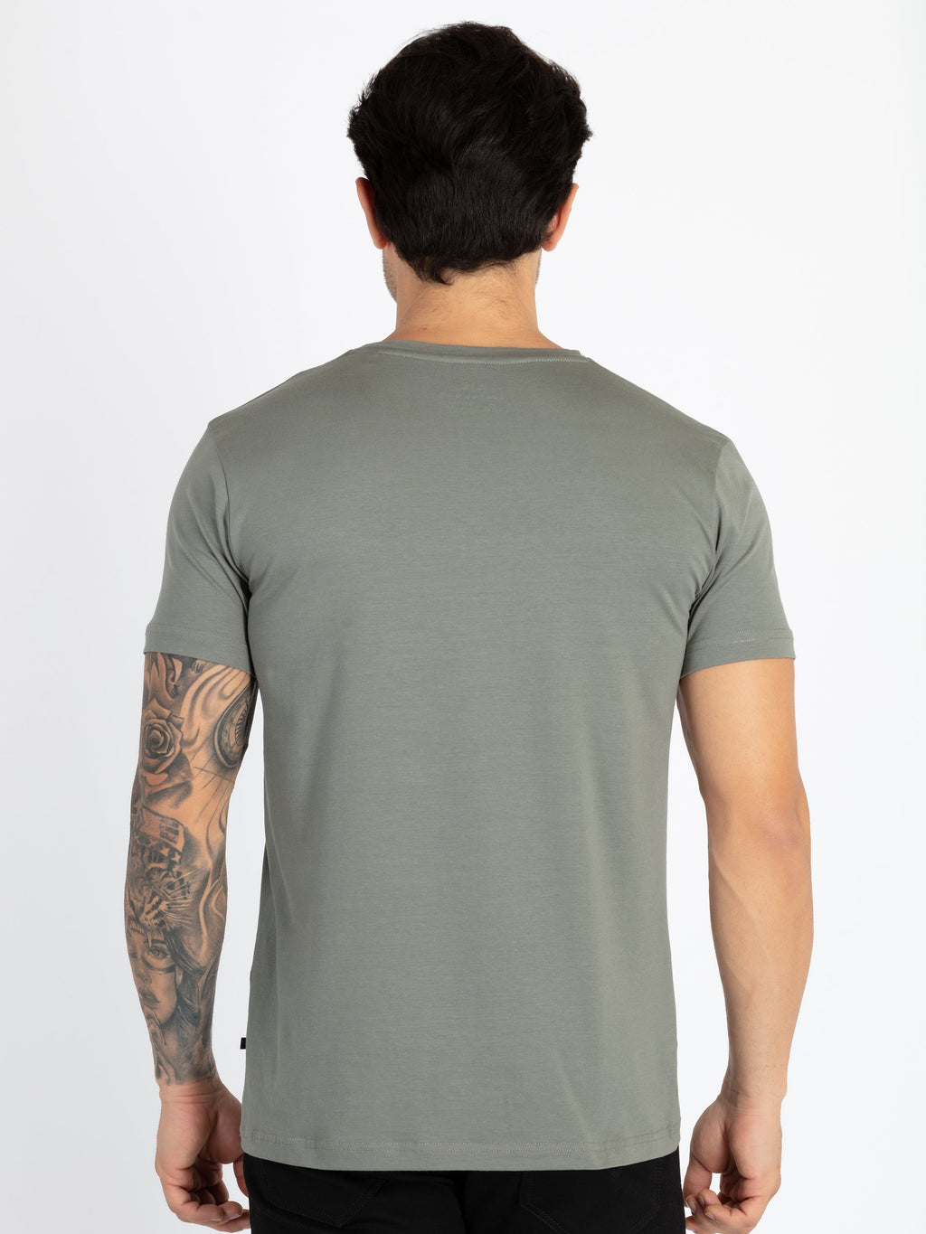 Mens Printed Round Neck T-Shirt