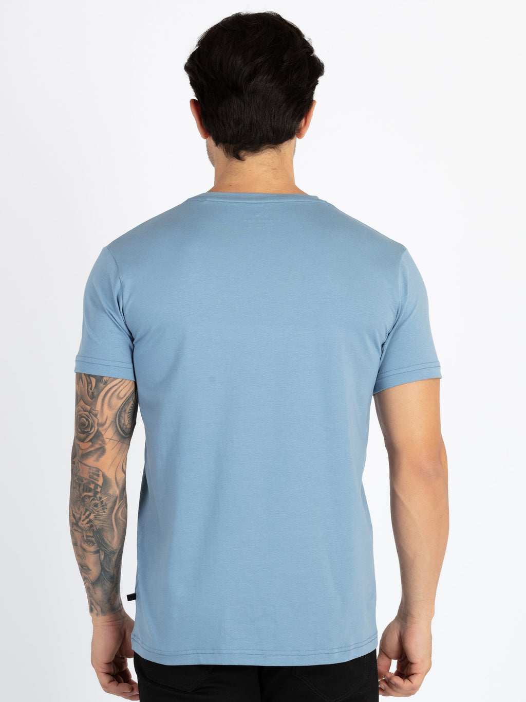 Mens Printed Round Neck T-Shirt