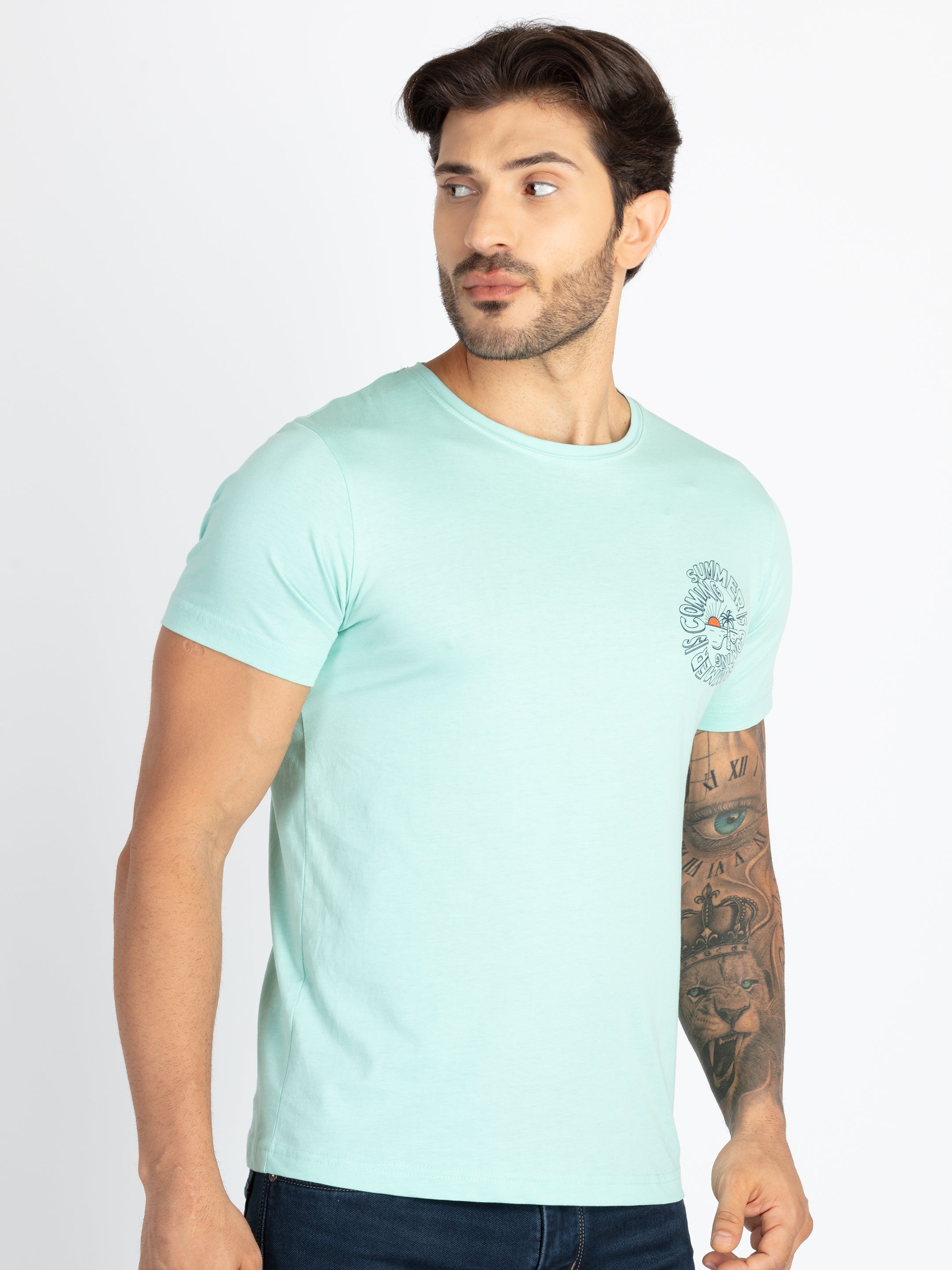 Mens Front & Back Printed T-Shirt Secondary image
