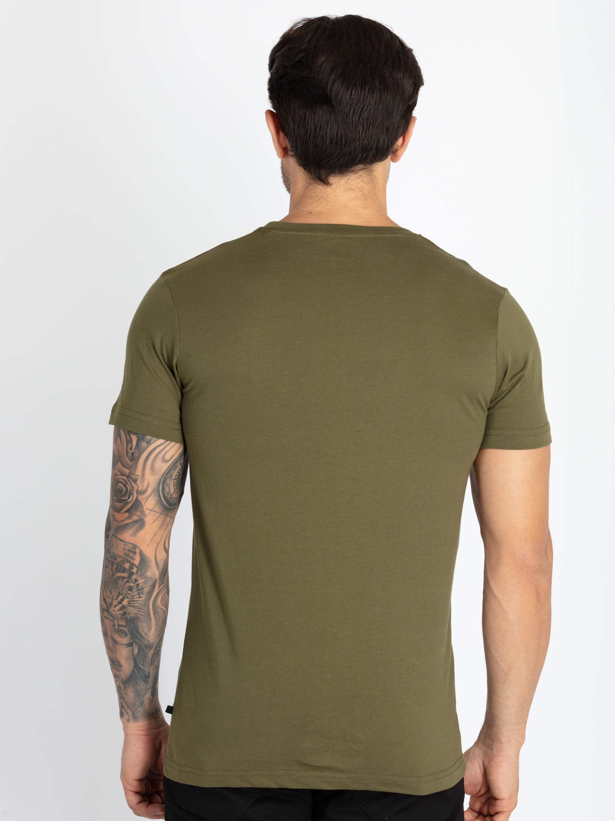 Mens Printed Round Neck T-Shirt