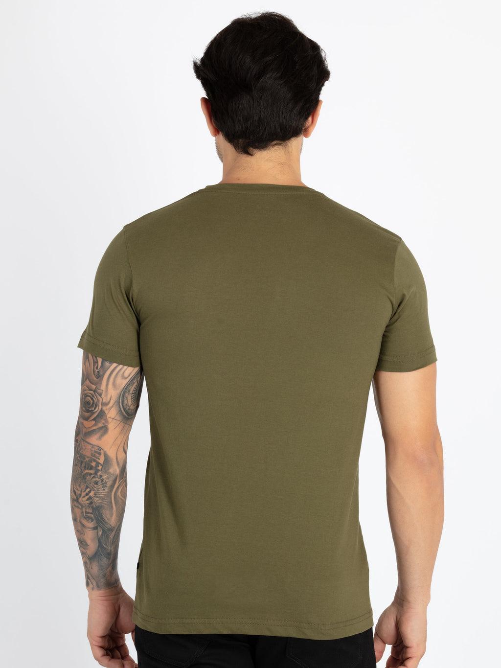 Mens Printed Round Neck T-Shirt