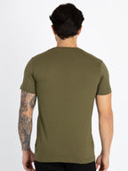 Mens Printed Round Neck T-Shirt