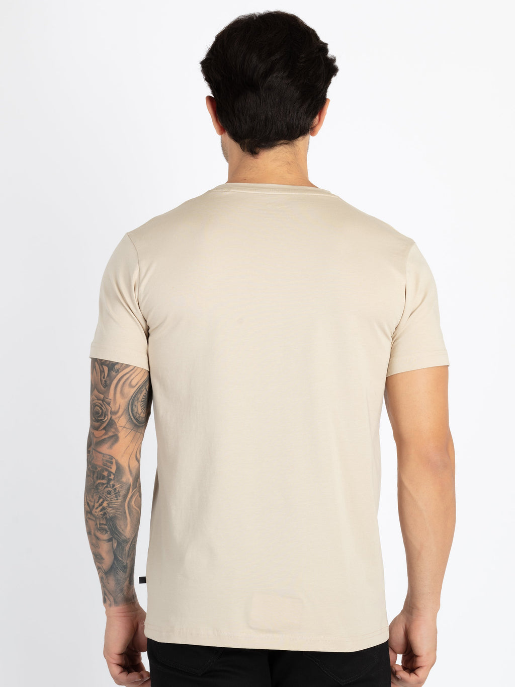 Mens Printed Round Neck T-Shirt