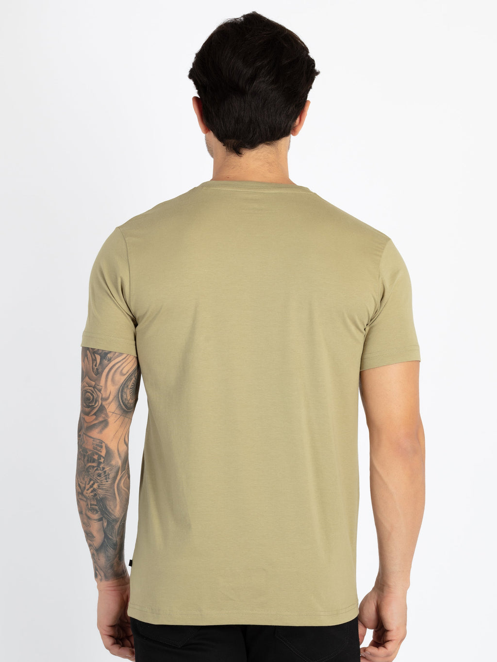 Mens Printed Round Neck T-Shirt
