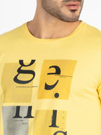 Mens Printed Round Neck T-Shirt