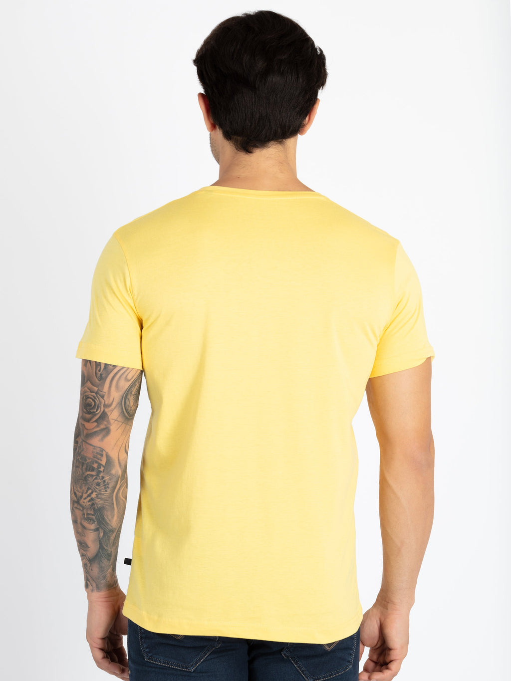 Mens Printed Round Neck T-Shirt