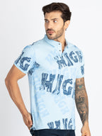 Mens All Over Printed Polo T-Shirt