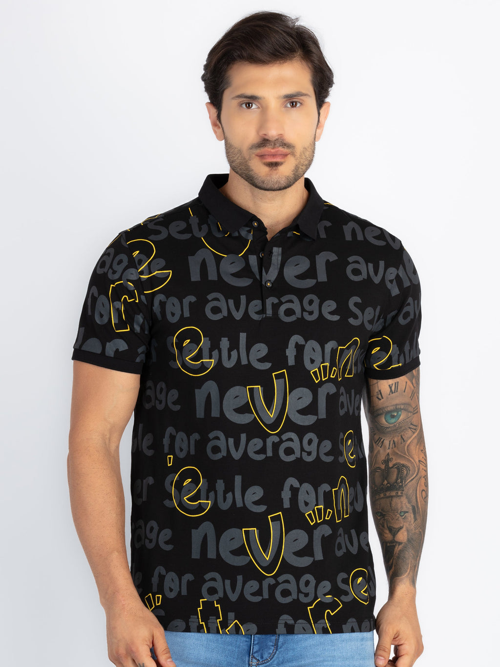 Status Quo |Men's Printed Polo T-shirt - S, M, L, XL, XXL