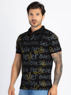 Mens All Over Printed Polo T-Shirt