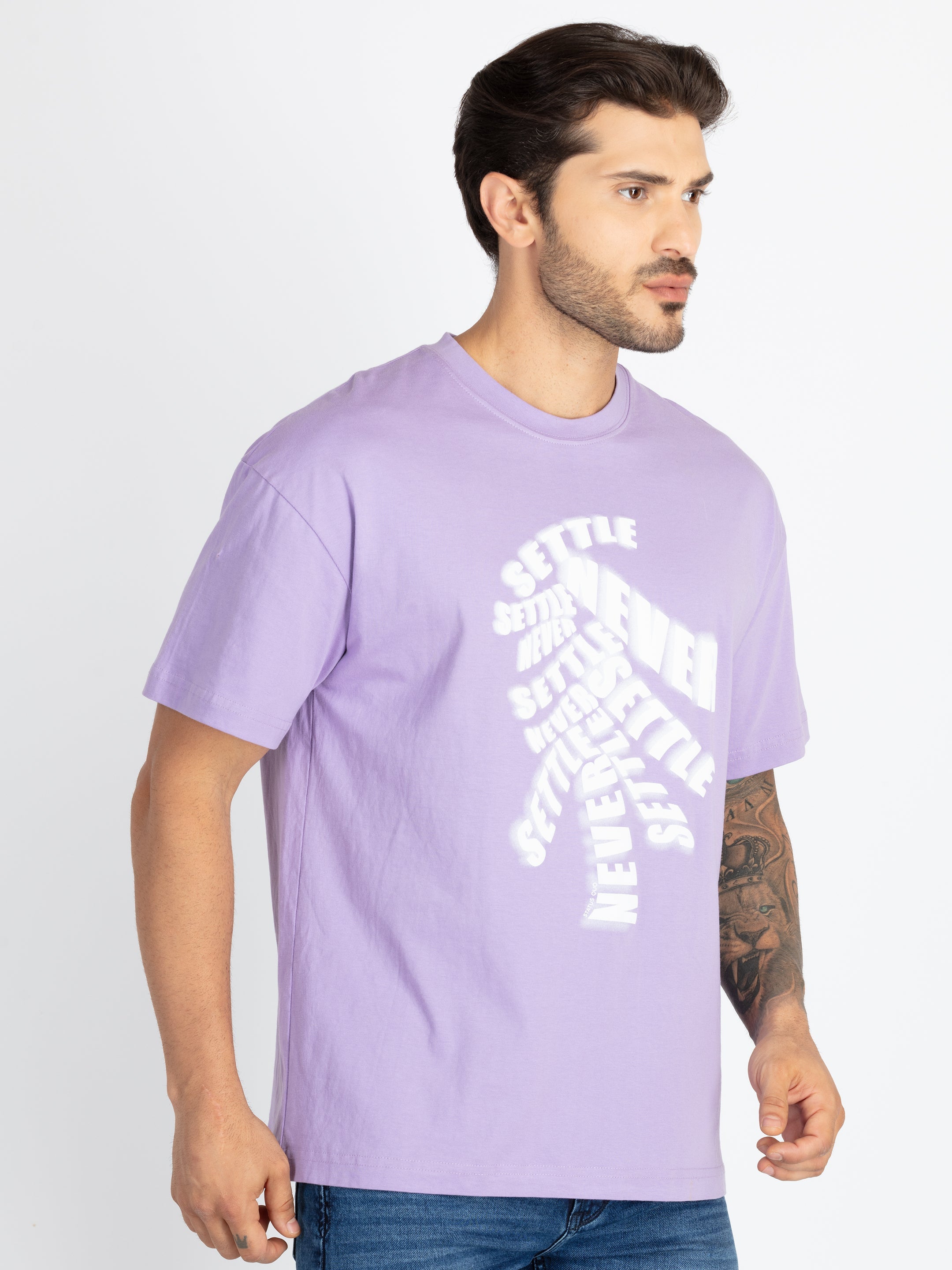 Mens Printed Oversized T-Shirt Secondary image