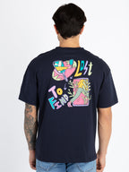 Mens Front & Back Printed Oversized T-Shirt