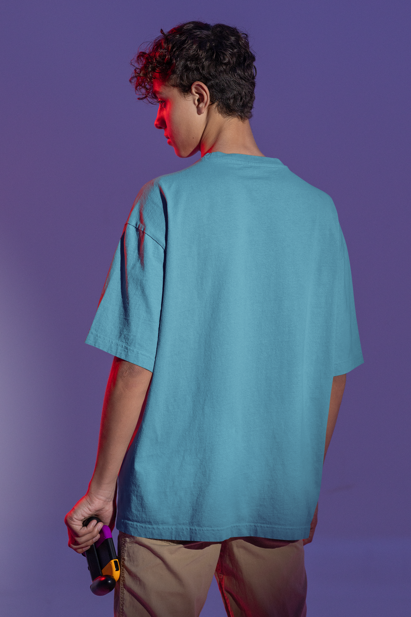 Mens Front Printed Oversized T-Shirt