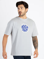 Mens Front & Back Printed Oversized T-Shirt