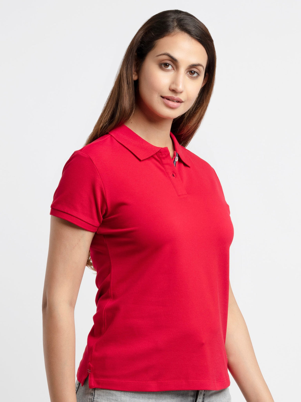 Women's Basic Polo T-Shirt