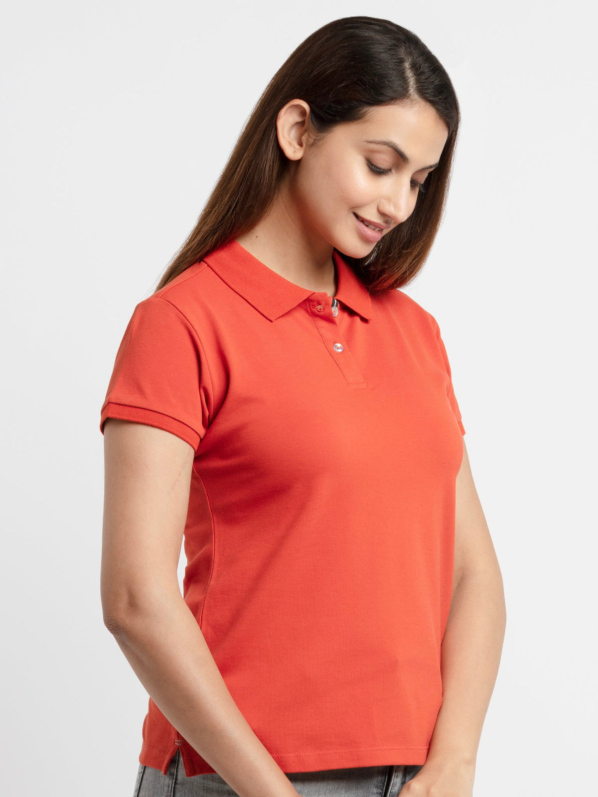 Women's Basic Polo T-Shirt