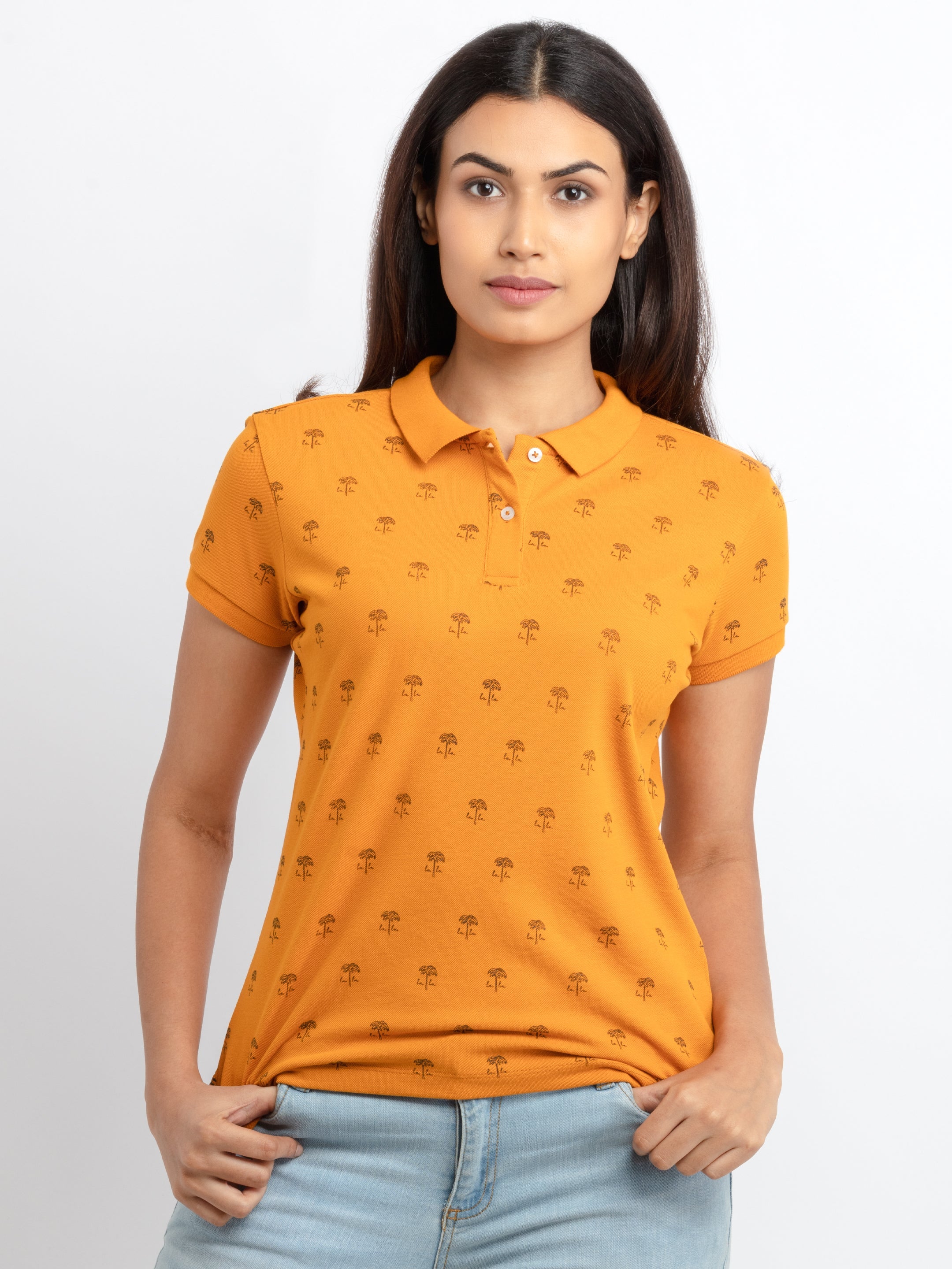 Buy Womens Printed Polo T-Shirt -Status Quo | S, M,  L,  XL,  XXL, 3XL