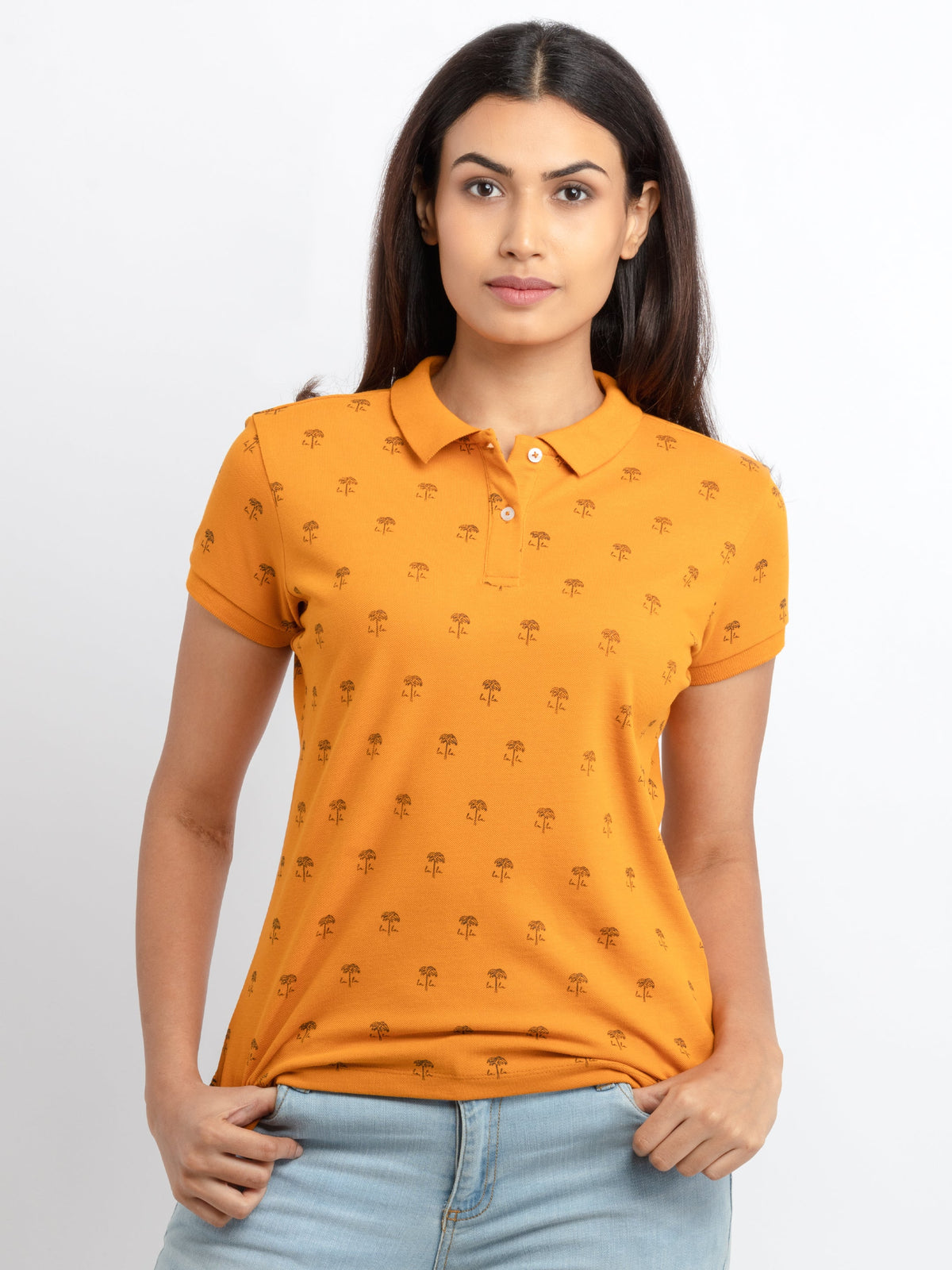 Buy Womens Printed Polo T-Shirt -Status Quo | S, M,  L,  XL,  XXL, 3XL
