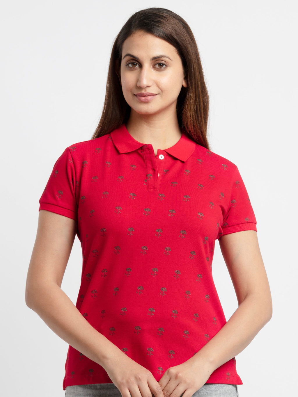 Buy Womens Printed Polo T-Shirt -Status Quo | S, M,  L,  XL,  XXL, 3XL
