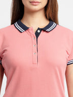Women's Basic Bodycon Polo Dress